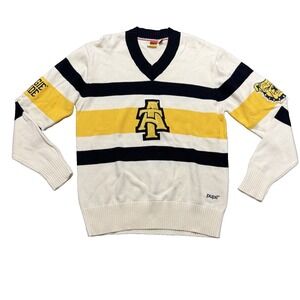 Pupil North Carolina A&T Aggies HBCU Varsity Sweater Men's Size XL Yellow Black